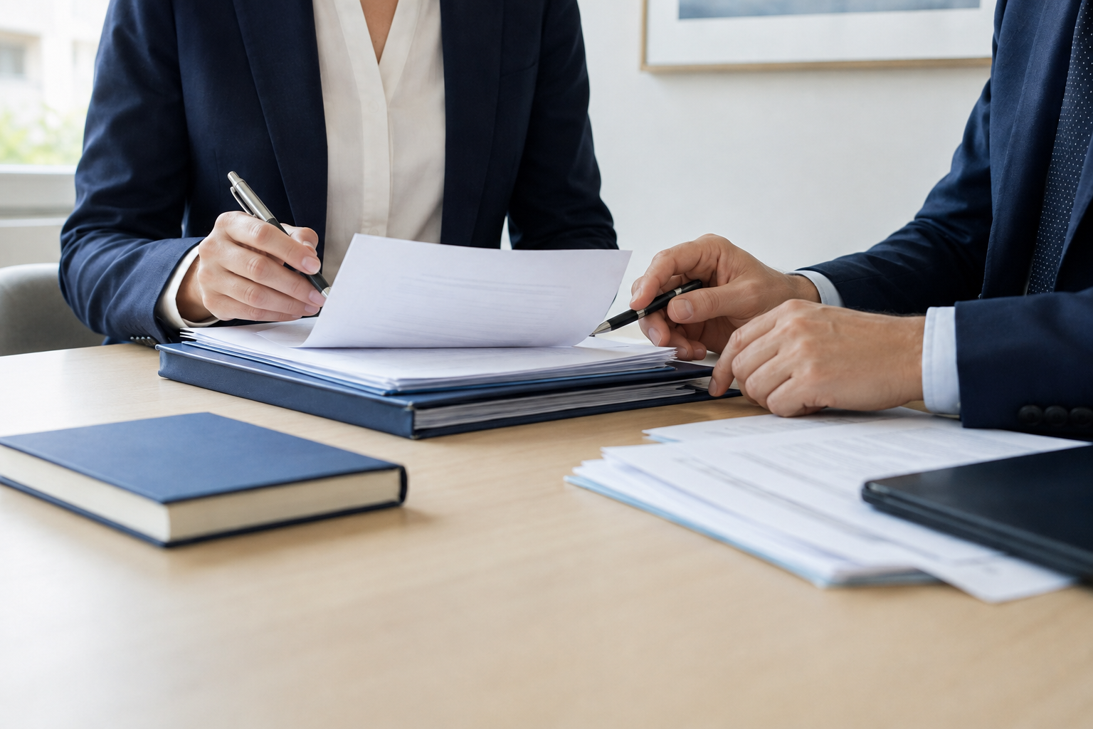 Análisis de documentación y preparación de un asunto jurídico